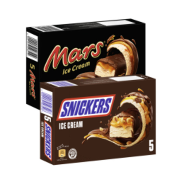 Bild 1 von Mars, Snickers oder Bounty Ice Cream