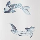 Bild 3 von VATTENSJÖN  Duschvorhang, weiß blau/Fisch