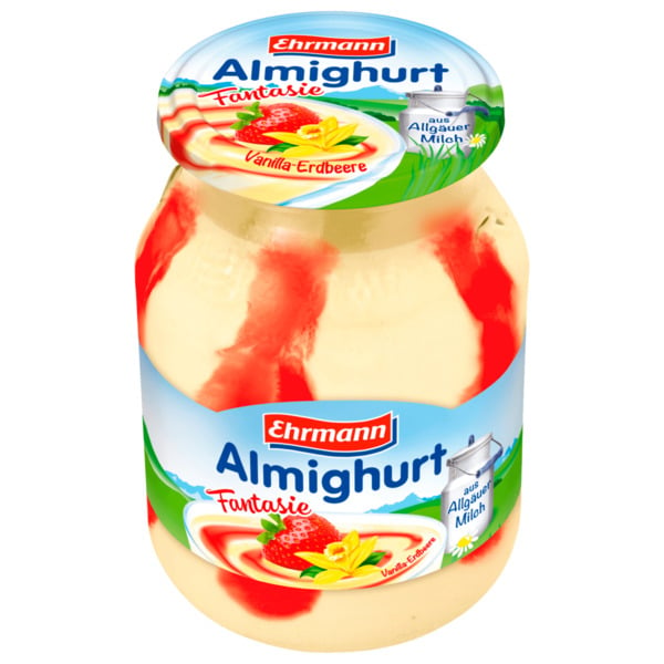 Bild 1 von Ehrmann Almighurt Fantasie Vanilla-Erdbeere 500g