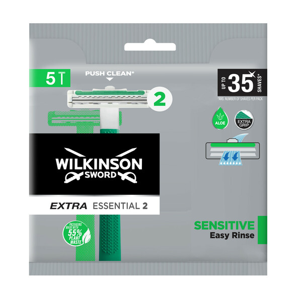 Bild 1 von Wilkinson Extra Essential 2 Sensitive Herren Einwegrasierer 5ST