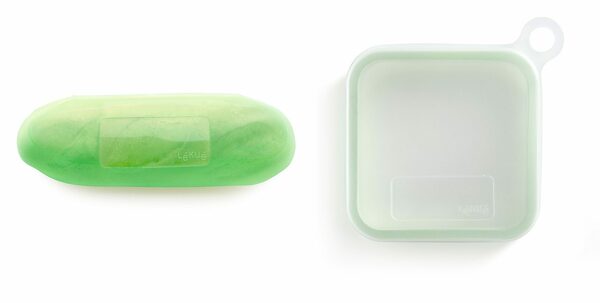 Bild 1 von LEKUE Lunchbox Set Silikon- Baguette- & Sandwichbox, (2-tlg)