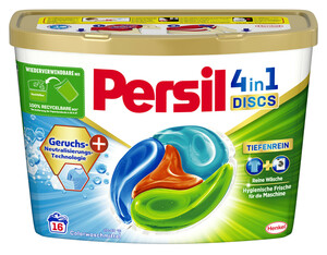 Persil 4in1 Discs Tiefenrein Colorwaschmittel Geruchsneutralsisation 400G 16WL