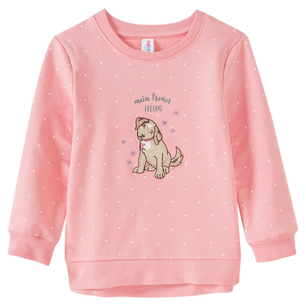 Bild 1 von Mädchen Sweatshirt mit Hunde-Applikation