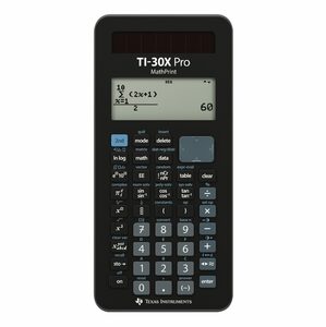 Texas Instruments Taschenrechner Wissenschaftlicher Schulrechner TI-30X Pro MathPrint™, (30XPROM/FC/6E6/A), Sekundarstufe I/II und Hochschule