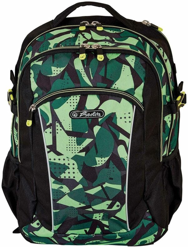 Bild 1 von Herlitz Schulrucksack Ultimate, Camo, enthält recyceltes Material (Global Recycled Standard)