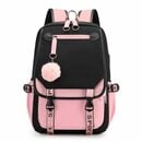 Bild 1 von Housruse Schulrucksack Schultasche Mädchen Teenager Schultasche mit Lunchpaket Set Casual