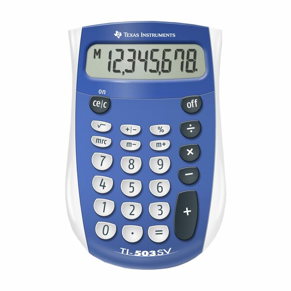 Bild 1 von Texas Instruments Taschenrechner TI-503 SV, 1-zeilige Anzeige, 8-stellig, Batteriebetrieb