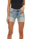 Bild 1 von Aniston CASUAL Jeans-Shorts kurze Damen Sommer-Hose im Used Look Blau