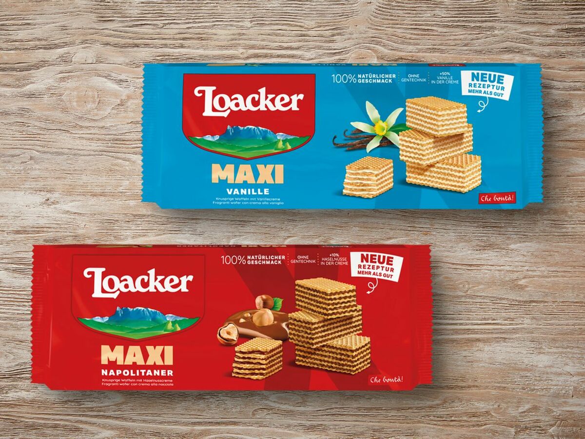 Bild 1 von Loacker Maxi Waffeln