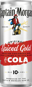 Captain Morgan Original Spiced Gold & Cola0,25L