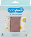 Bild 1 von babylove Mulltücher Blumen/Rosa