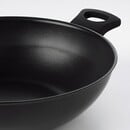 Bild 4 von HEMLAGAD  Wok mit Deckel, schwarz