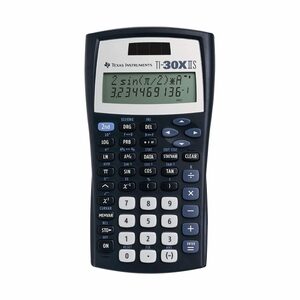 Texas Instruments Taschenrechner TI-30X IIS, Neu Modell: Solar- und batteriebetrieben, Zweizeiliger, Wissenschaft