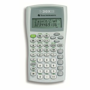Texas Instruments Taschenrechner TI-30X IIB, Batteriebetriebener, Mathematik- und Wissenschafts