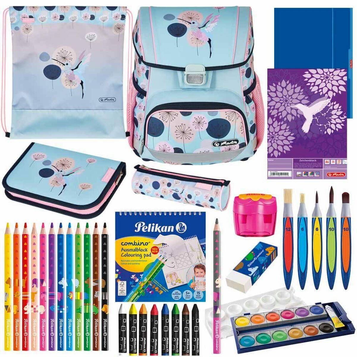 Bild 1 von Herlitz Schulranzen Herlitz Schulranzen Set Loop Plus 14-teilig Special Edition 2023 Mädchen