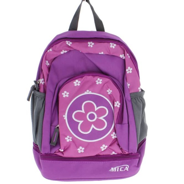 Bild 1 von Kinderrucksack Blume - aus Textil - ca. 25 x 31 x 12/18 cm