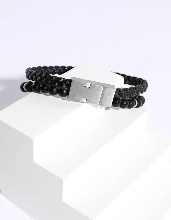 Bild 1 von Herren Armband - Ziersteine