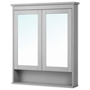Bild 1 von HEMNES  Spiegelschrank 2 Türen, grau
