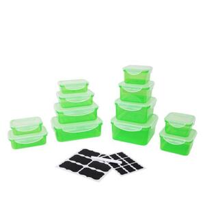 PLENTYFY Frischhaltedosen-Set 24-teilig grün