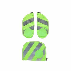 ergobag Schulranzen Fluo Zip-Set Sicherheitsset mit Reflektorstreifen, für alle Schultaschenmodelle ab 2019