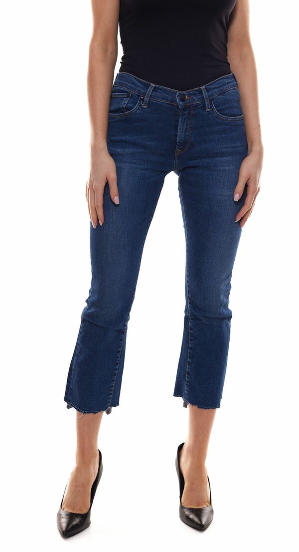 Bild 1 von Pepe Jeans Victoria Ruffles Slim Fit Jeans coole Mid Rise Hose für Damen Blau