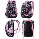 Bild 2 von GelldG Schulrucksack Rucksack Schulrucksack Mädchen 3 STK mit Lunchtasche Federmäppchen