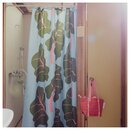 Bild 3 von BASTUA  Duschvorhang, Blattmuster blau/grün