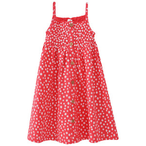 Mädchen Kleid mit Spaghettiträgern
