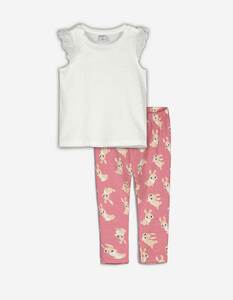Baby Set aus Shirt und Leggings - Allover-Print