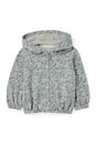 Bild 1 von C&A Baby-Sweatjacke mit Kapuze-geblümt, Grau, Größe: 68