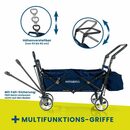 Bild 3 von Hoberg Bollerwagen faltbarer Bollerwagen Premium Class inkl. Sonnendach Marineblau