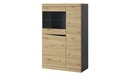 Bild 1 von Highboard  Turino Neo holzfarben Maße (cm): B: 86 H: 130,8 T: 39,9 Schränke