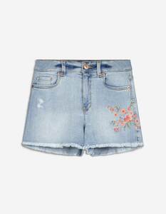 Kinder Jeansshorts - Stickereien