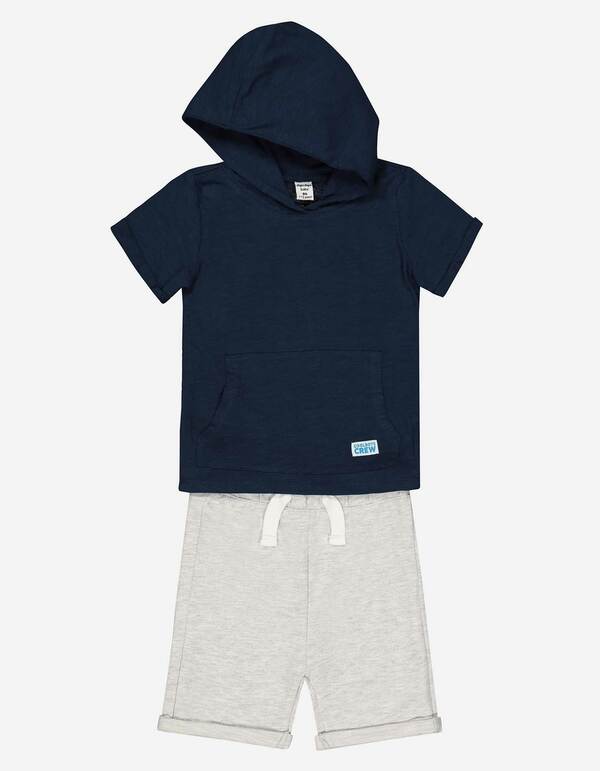 Bild 1 von Baby Set aus Shirt und Shorts - Aufnäher