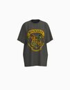 Bild 1 von Bershka T-Shirt Harry Potter Im Oversize-Fit Mit Print Damen L Dunkelgrau