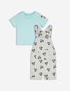 Bild 1 von Baby Set aus T-Shirt und Latzhose - Mickey Mouse