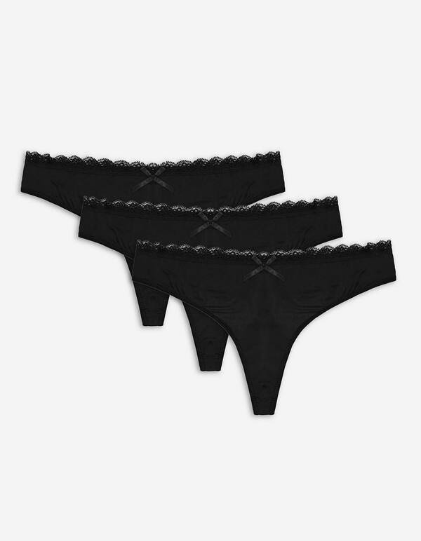 Bild 1 von Damen String - 3er-Pack