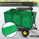 Bild 2 von miweba Bollerwagen Gartenwagen Transportkarre MB-550 (deichselgeführte Lenkachse, Anhängerfunktion, Bordwände klapp- und abnehmbar, Luftreifen, 1-tlg., 550 KG Traglast - 190 L Volumen - Klapp