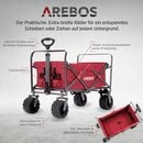 Bild 3 von Arebos Bollerwagen Handwagen, Transportkarre, bis 100kg, Klappbar, bis zu 100 Kg