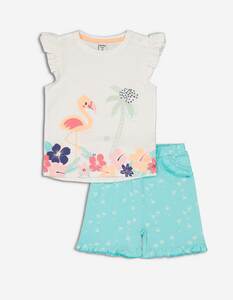 Baby Set aus Shirt und Shorts - Print