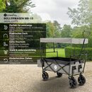 Bild 2 von miweba Bollerwagen Transportkarre Handwagen kompakter Bollerwagen MB-15 (witterungsbeständig - ergonomischer Griff - inkl. Feststellbremse - bis 100 kg, 1-tlg., kleiner Wendekreis - widerstands