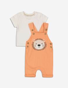 Baby Set aus Shirt und Strampler - Baumwolle