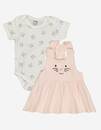 Bild 1 von Baby Newborn Set aus Body und Kleid - Stickereien