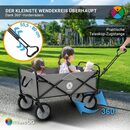 Bild 3 von miweba Bollerwagen Transportkarre Handwagen kompakter Bollerwagen MB-35 (Bollerwagen faltbar für Kinder - klappbar - Gerätewagen - Faltwagen, 1-tlg., witterungsbeständig - ergonomischer Griff