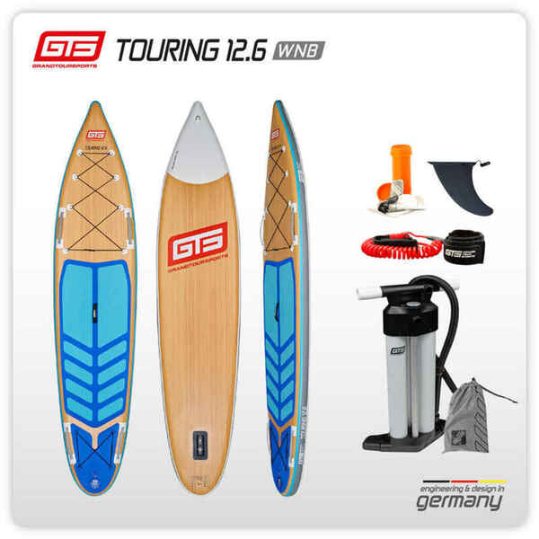 Bild 1 von SUP Touring Premium Stand up Paddle aufblasbar XCross Technologie 12´6 - 9,3 kg