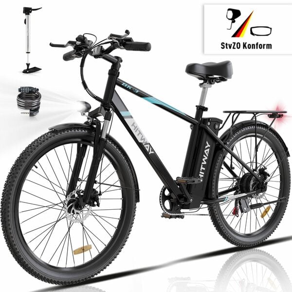 Bild 1 von HITWAY E-Bike 26 Zoll Luftreifen 36V, 14AH 250W