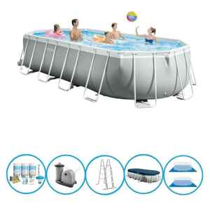 Intex Pool Prism Frame - Schwimmbad-Paket - 610x305x122 cm