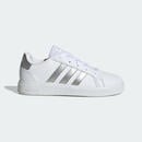 Bild 2 von Adidas Sportschuhe Grand Court Schnürsenkel Kinder - weiss/perlmuttfarben