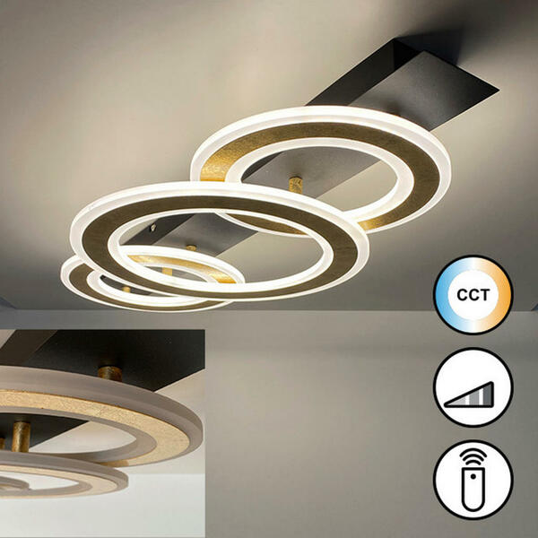 Bild 1 von Fischer & Honsel LED-DECKENLEUCHTE Gold