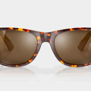 Sonnenbrille aus recyceltem Acetat Surf SIROKO Temple Braun Herren und Damen